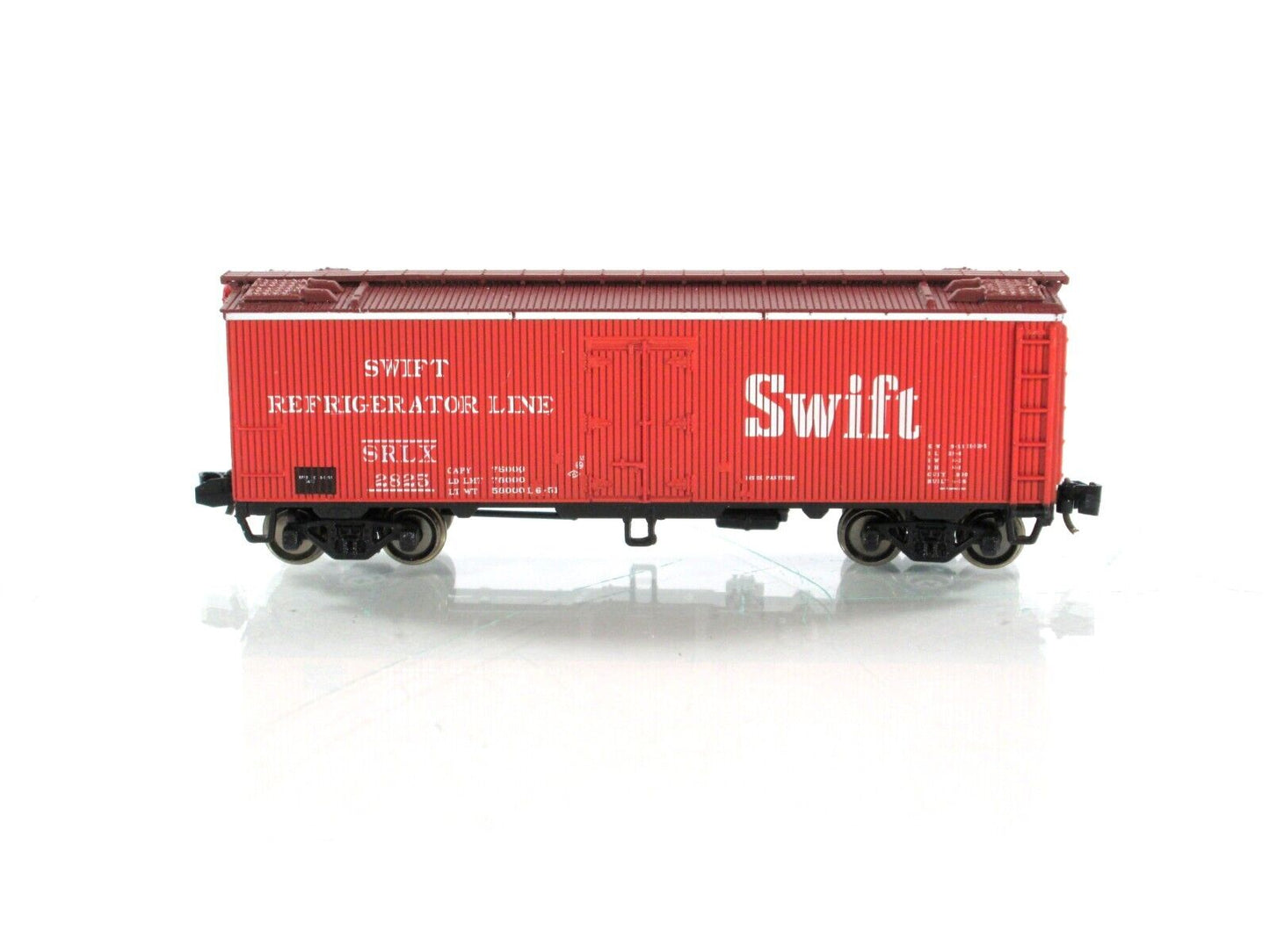 N Scale **SWIFT** Red Billboard 37' Meat Reefer 7-Pack - Rapido 521034, MTL Cplr
