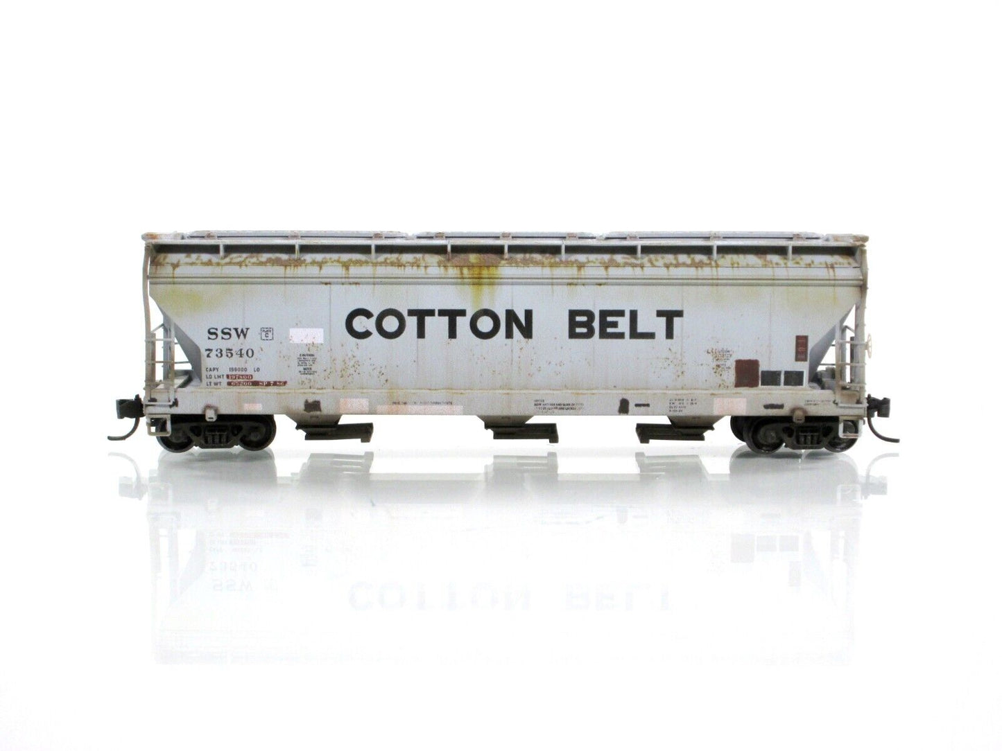 N Scale **COTTON BELT** **OOTTON BEET** Weathered Hopper - Micro Trains 09444670