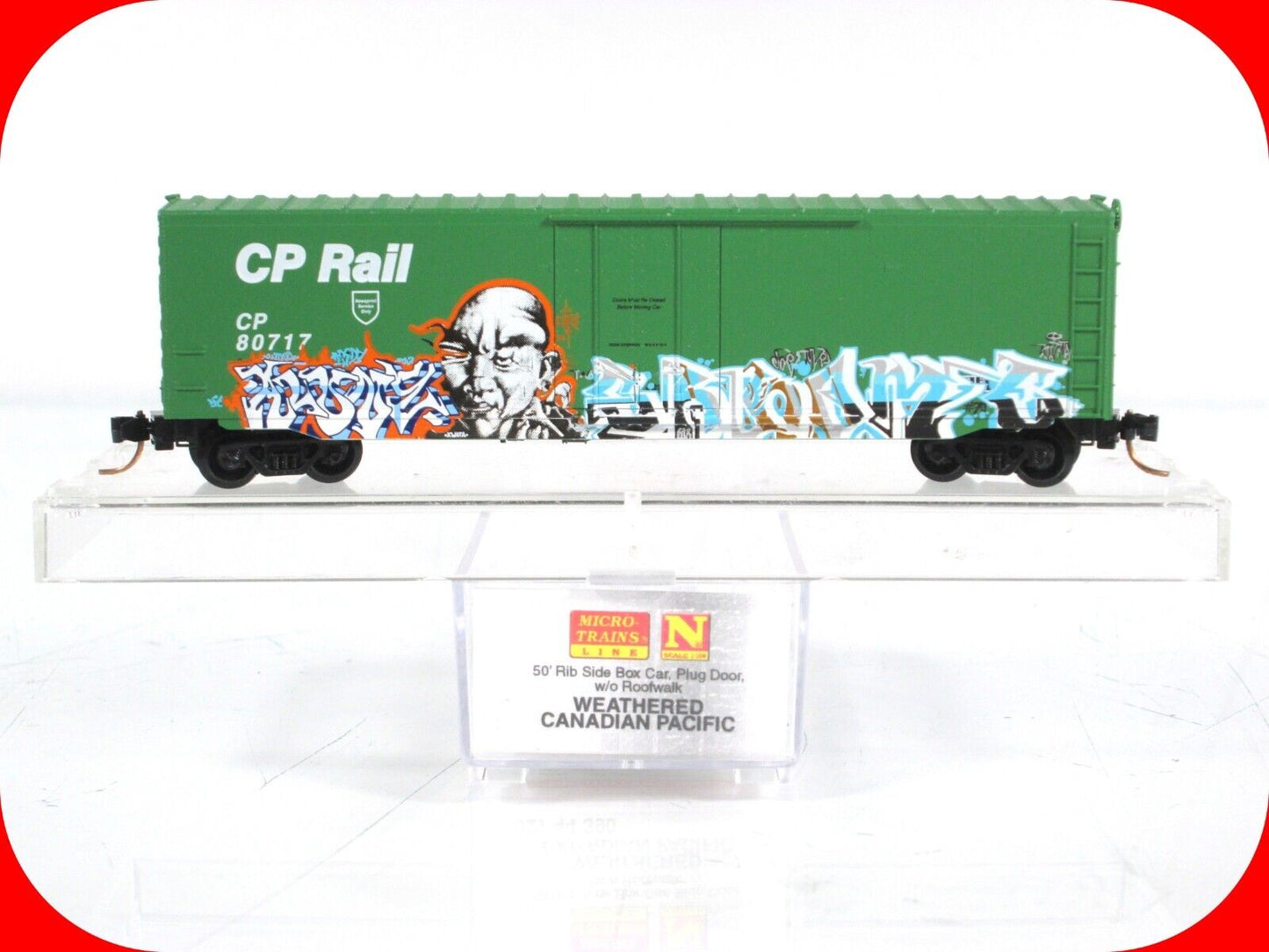 N Scale **CANADIAN PACIFIC** Graffiti Box Car #80717 - Micro Trains *LIMITED RUN
