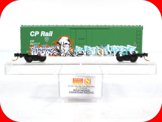 N Scale **CANADIAN PACIFIC** Graffiti Box Car #80717 - Micro Trains *LIMITED RUN