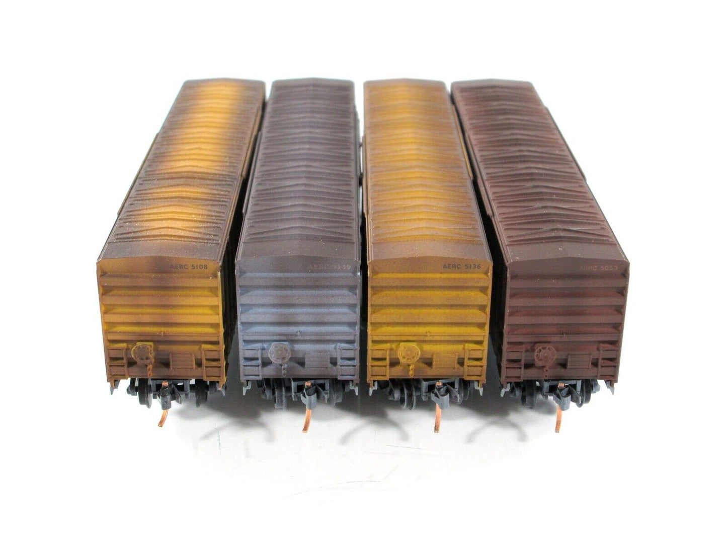N Scale **ALBANY & EASTERN** Weathered Box Car 4-Pack - Micro Trains 99305220