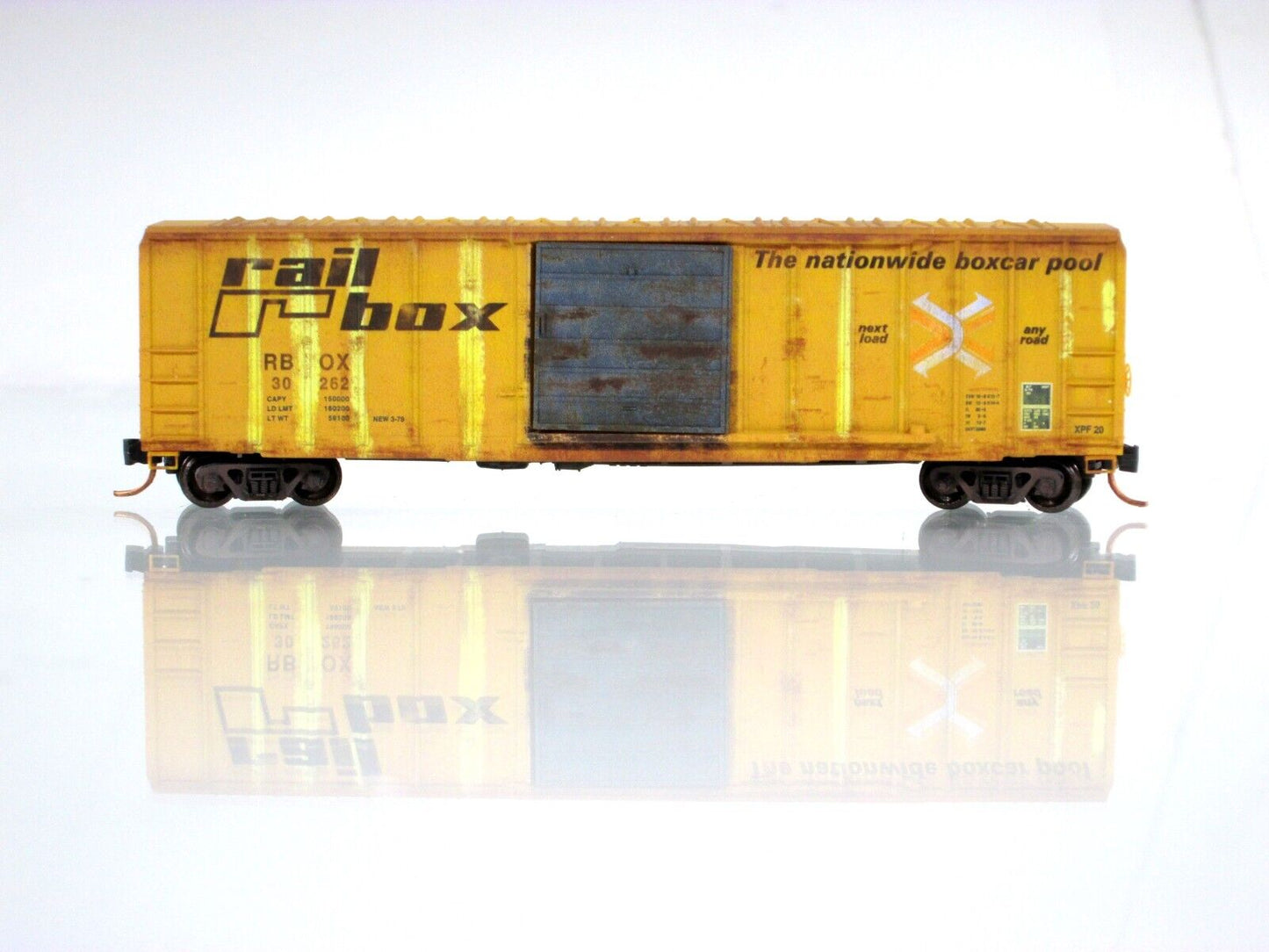 N Scale **RAILBOX GRAFFITI** Box Car #30262 - Micro Trains NSE MTL 16-26 *RARE*