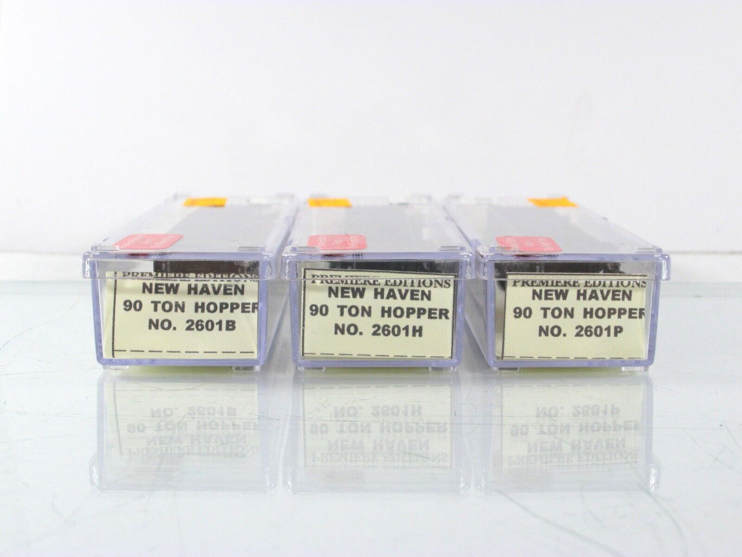 N Scale ***NEW HAVEN*** Coal Hopper 3-Set - Premiere Editions, Atlas 2601 **RARE