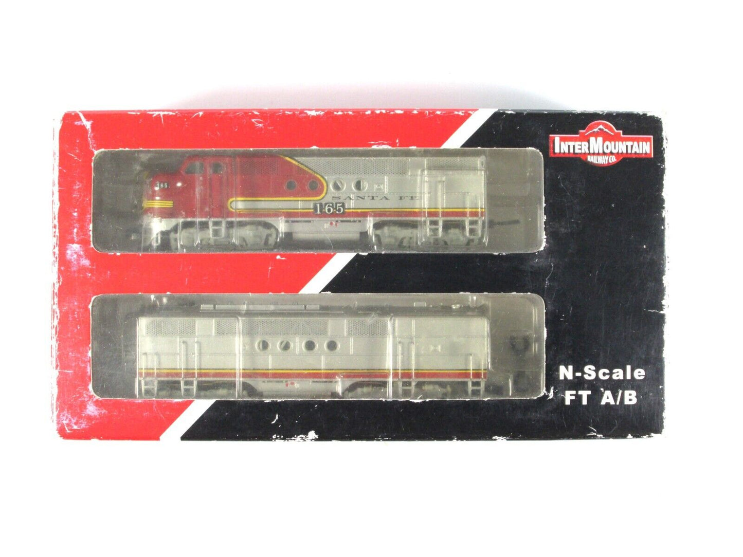 N Scale **SANTA FE WARBONNET** FT A/B Set #165 - Intermountain 69003-08, DCC Rdy