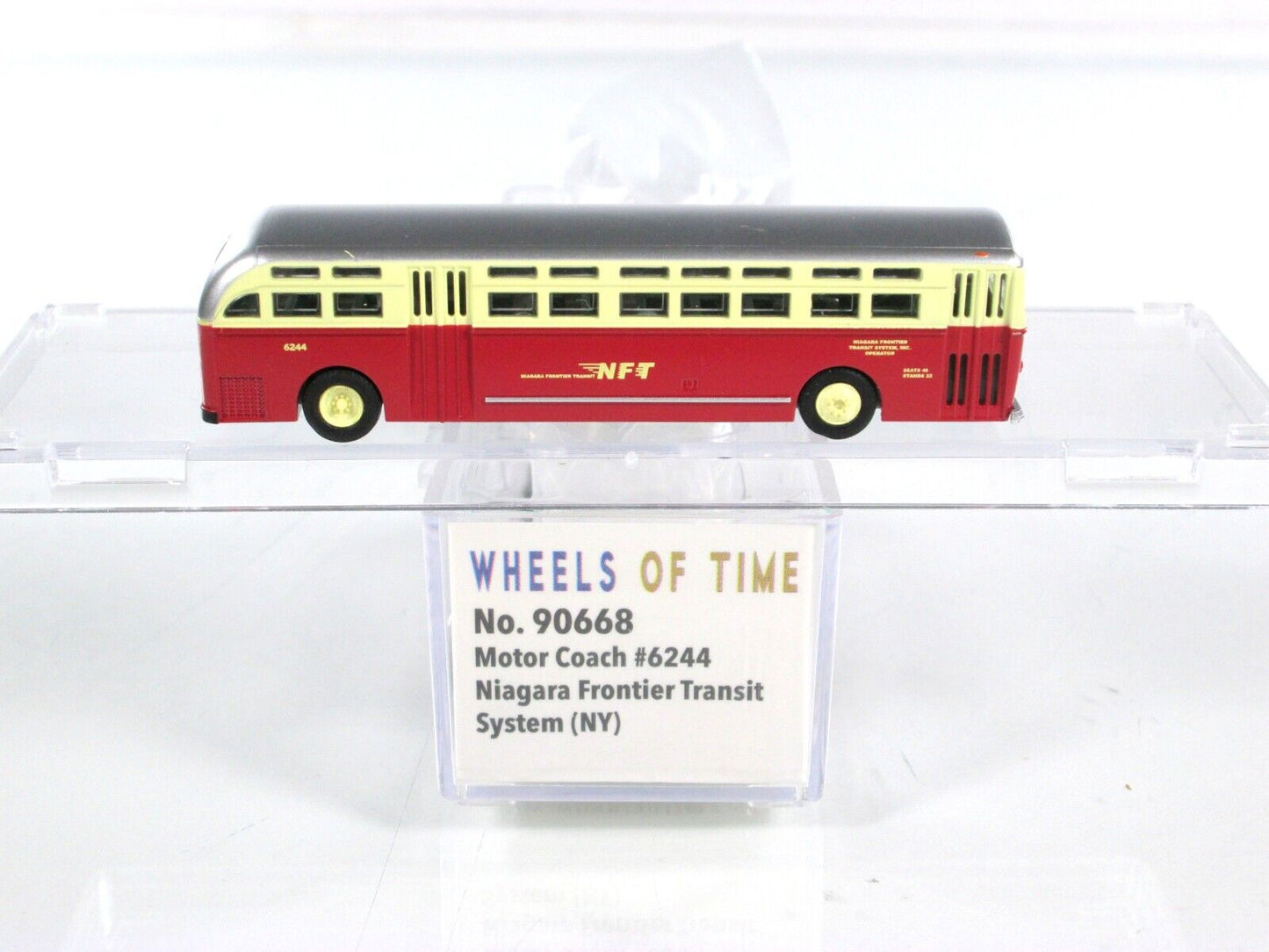 N Scale ***NIAGARA FRONTIER*** Transit Motor Coach #6244 - WHEELS of TIME 90668