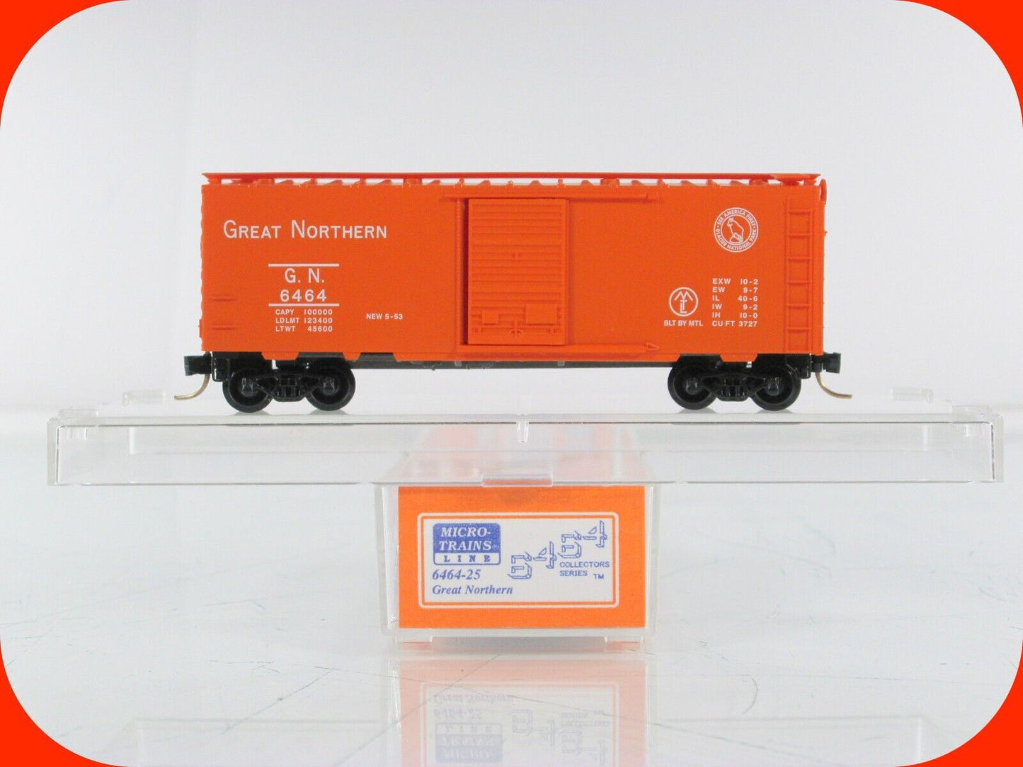 N Scale ***GREAT NORTHERN*** 40' Box Car --- MTL / Lowell Smith / Lionel 6464-25