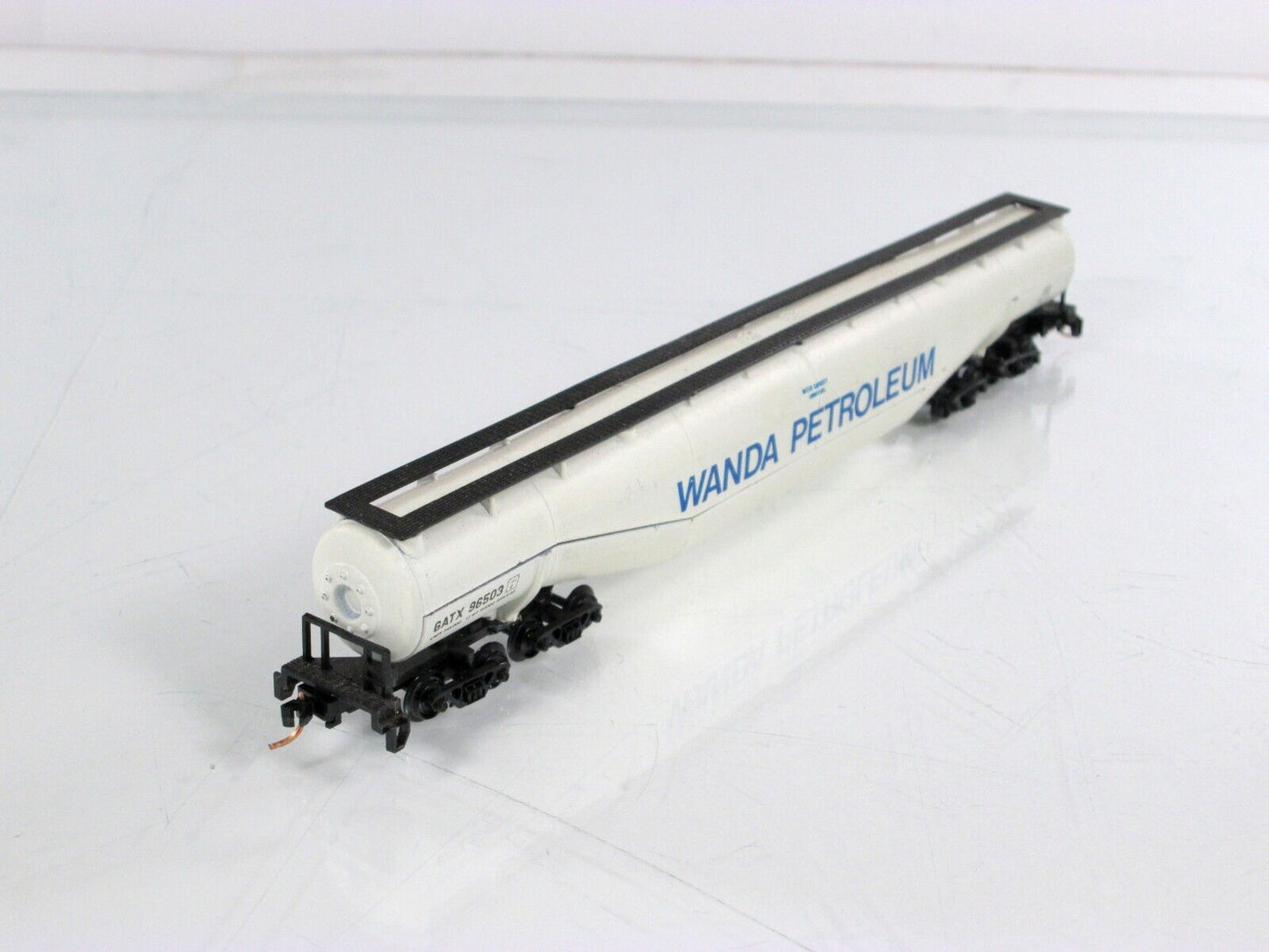 N Scale **WANDA PETROLEUM** 94' Jumbo Tanker, GATX 96503 - Atlas 3113, MTL Cplrs