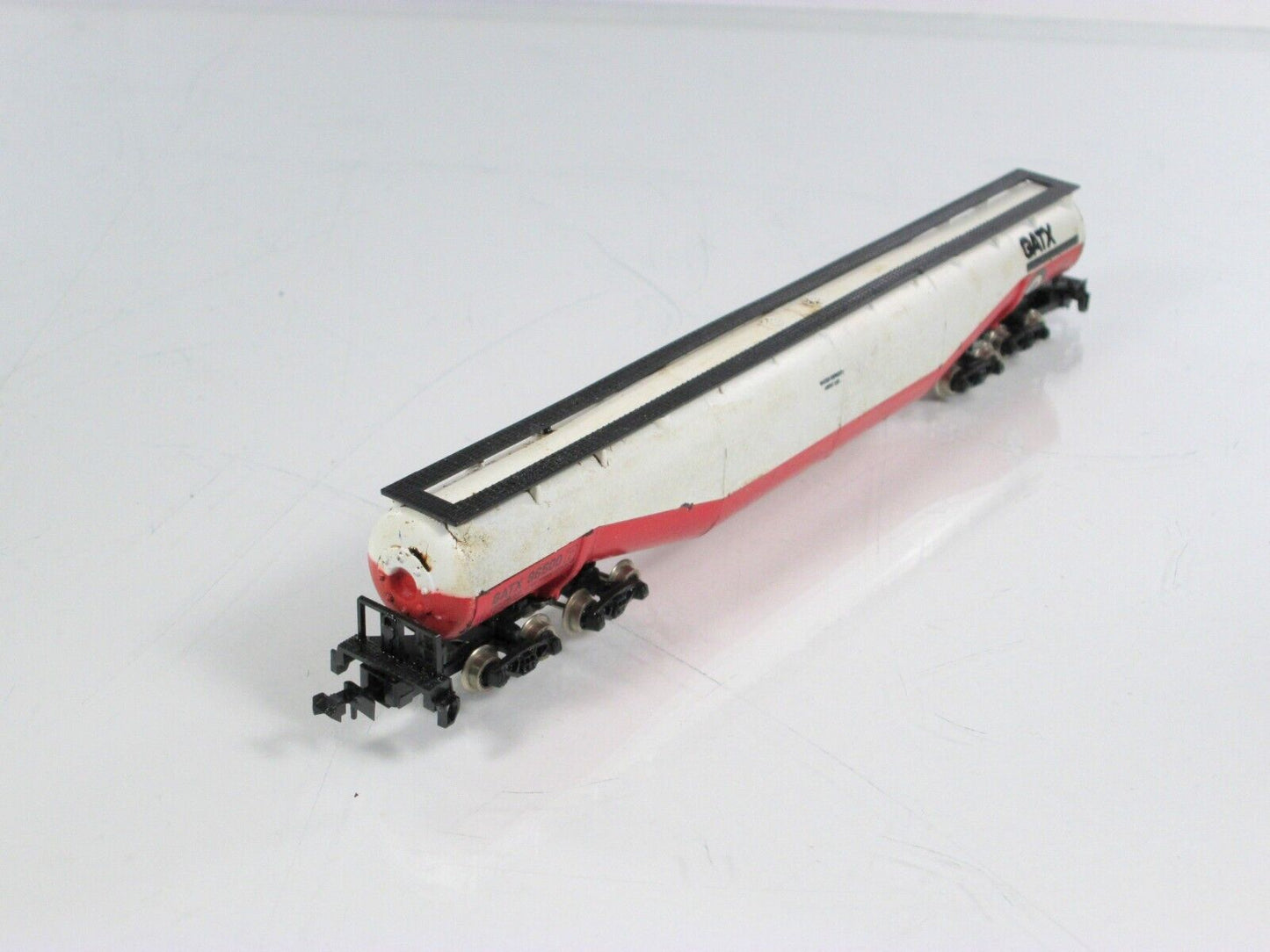 N Scale ***GATX*** 94' Jumbo Whale Belly Tank, GATX 96500 ----------- Atlas 3114