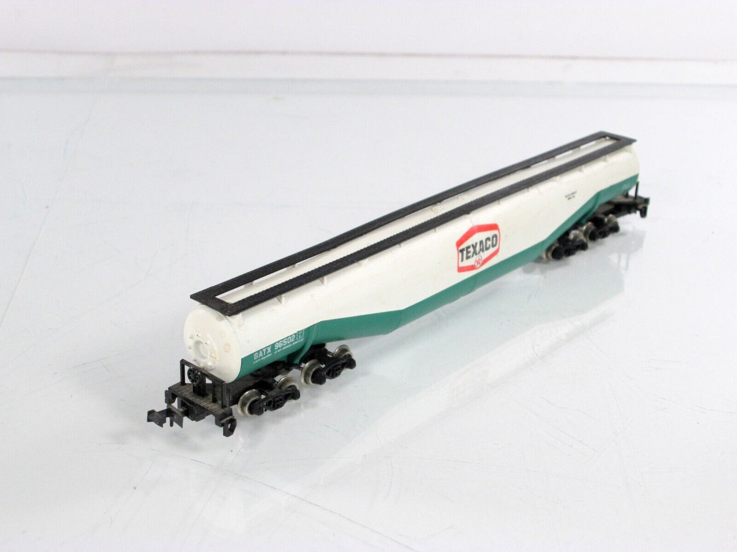 N Scale ***TEXACO*** 94' Jumbo Whale Belly Tank Car, GATX 96502 ----- Atlas 3112