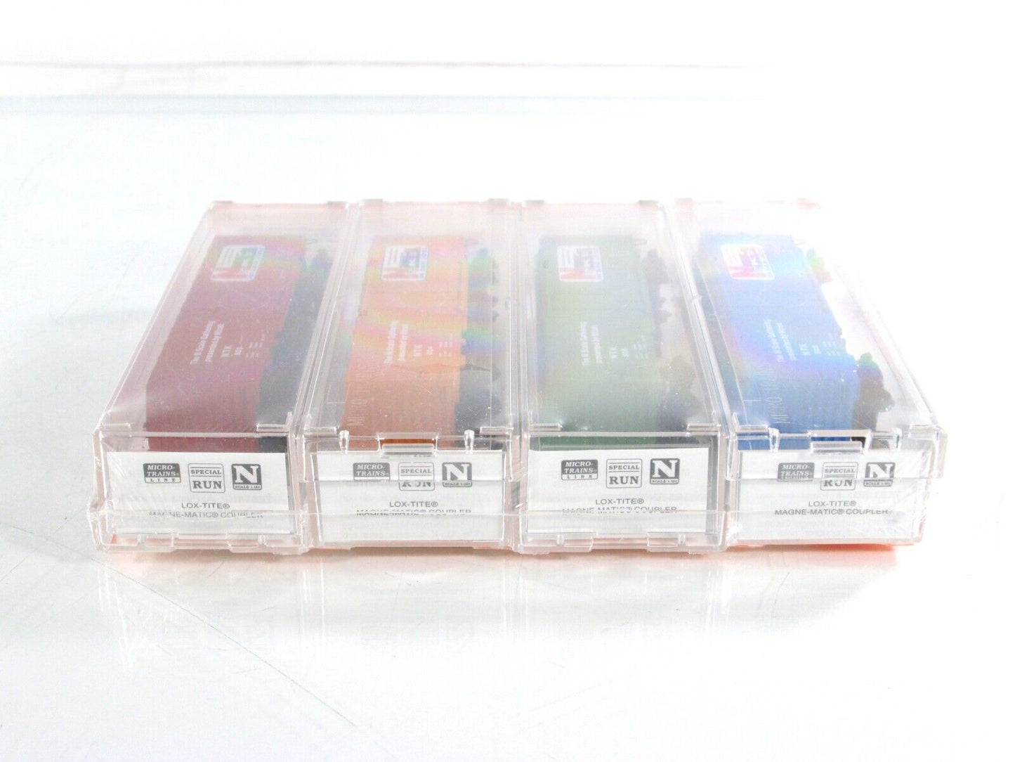 N Scale ***NTRAK 2000 SAN JOSE*** 40' Box Car 4-Pack - Micro Trains Special RARE