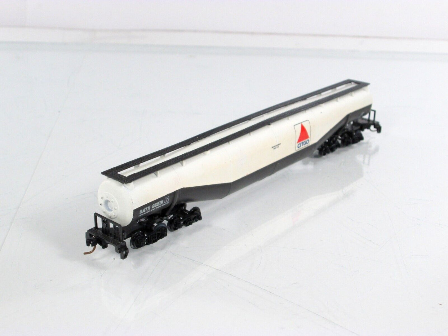 N Scale ***CITGO** Jumbo 94' Tanker, GATX 96501 - Atlas 3111, Micro-Trains Cplrs