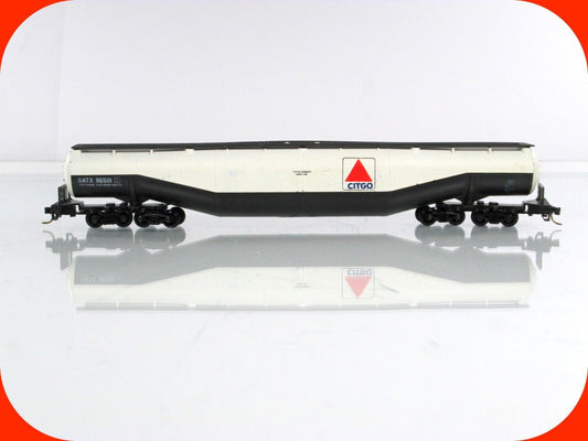 N Scale ***CITGO** Jumbo 94' Tanker, GATX 96501  -Atlas 3111, Micro-Trains Cplrs
