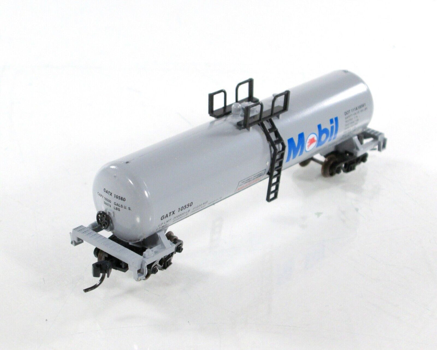 N Scale ***MOBIL*** 50' GATX Tanker 4-Set - Premiere Editions, Atlas 2656 **RARE