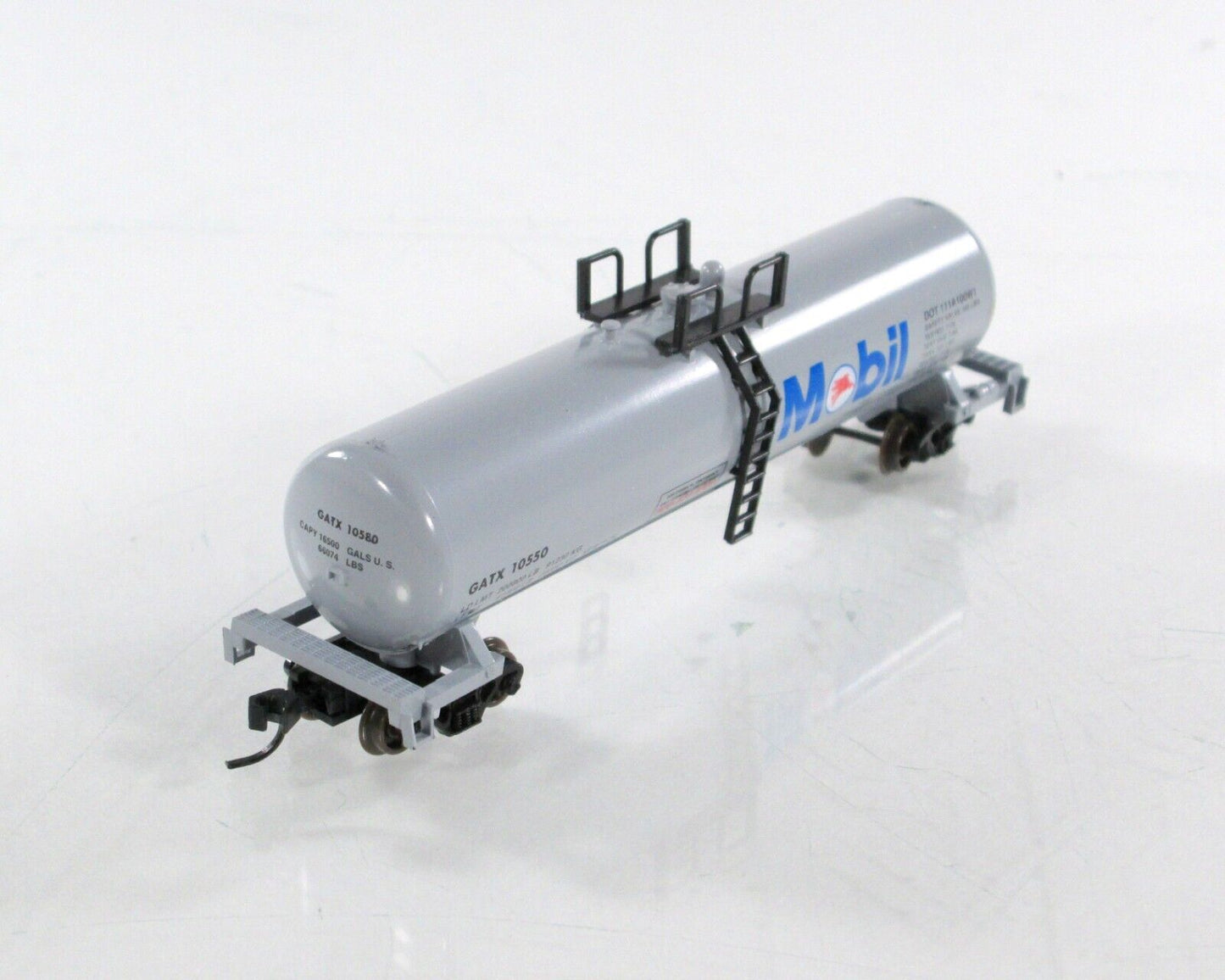 N Scale ***MOBIL*** 50' GATX Tanker 4-Set - Premiere Editions, Atlas 2656 **RARE