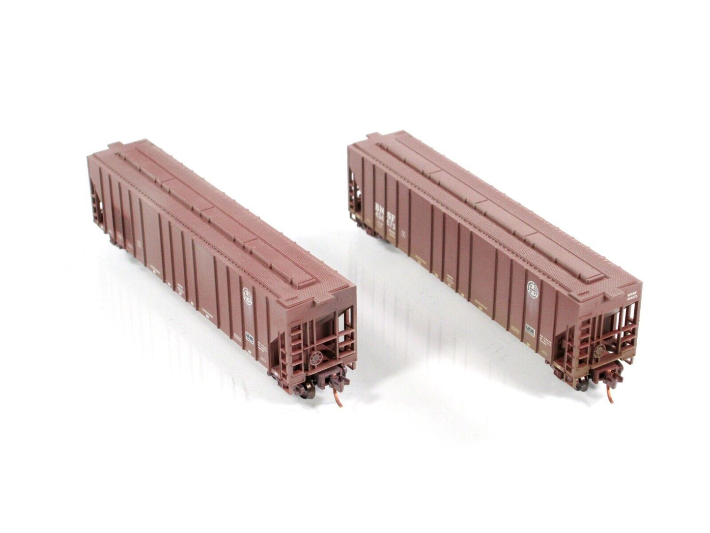 N Scale *BNSF* Weathered & Graffiti Covered Hopper 2-Pack -Micro Trains 09944140