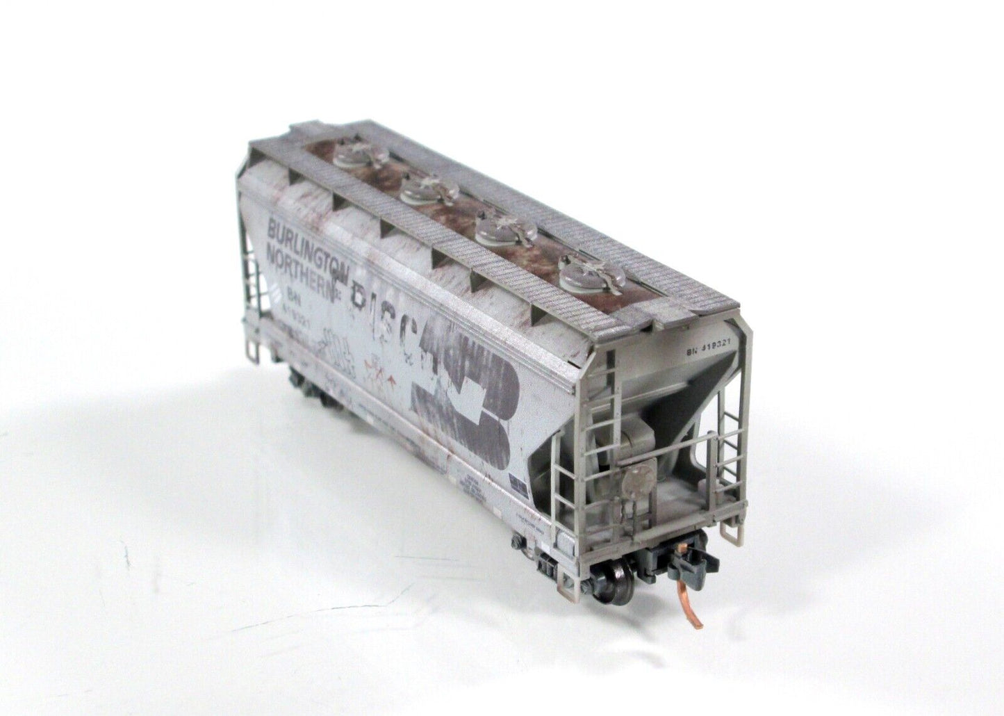 N Scale **BURLINGTON NORTHERN** Weathered Hopper #419321 - Micro Trains 09244420