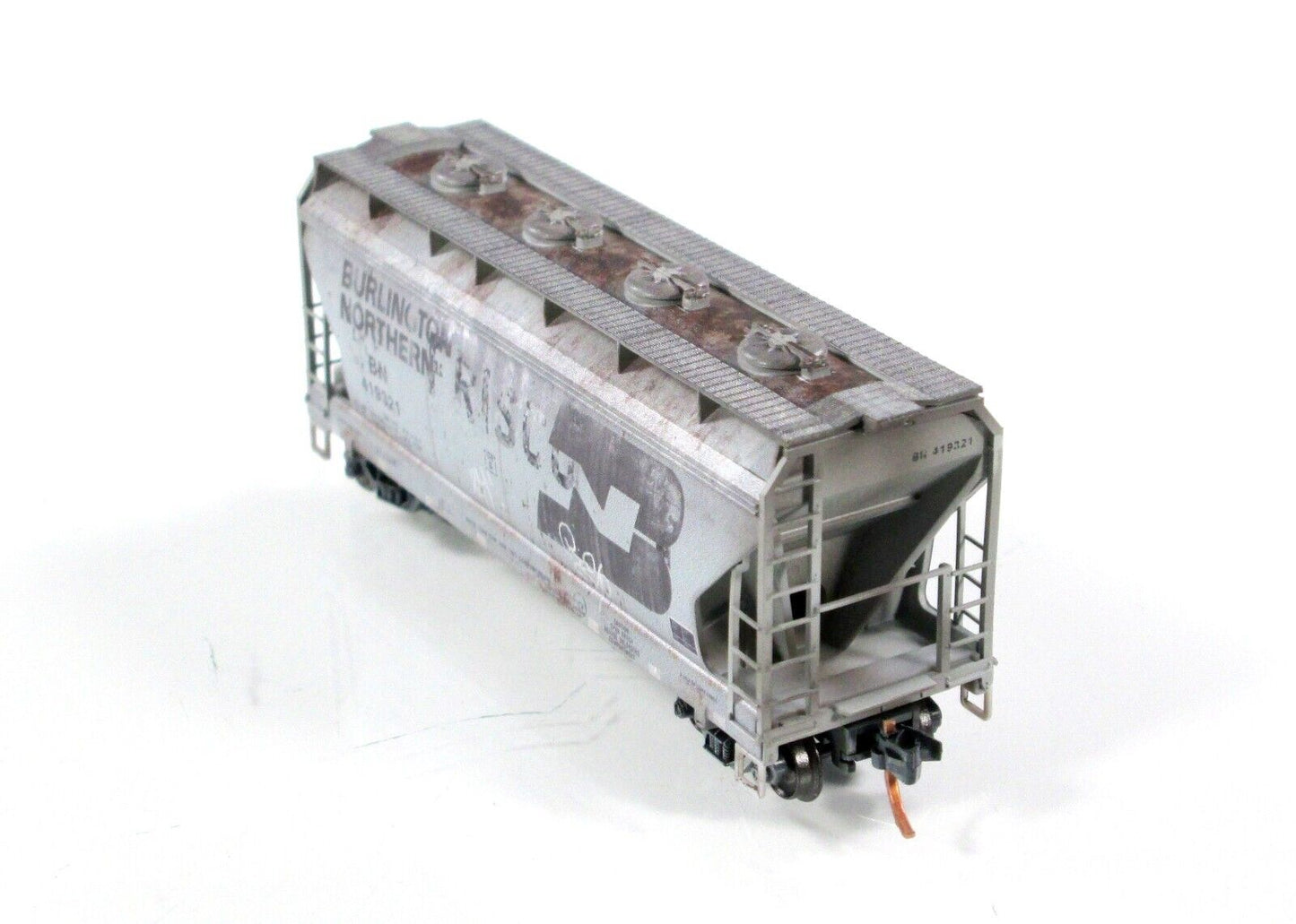 N Scale **BURLINGTON NORTHERN** Weathered Hopper #419321 - Micro Trains 09244420