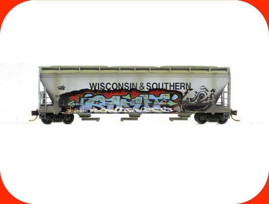 N Scale **WISCONSIN SOUTHERN** Weathered Hopper #501111 ---Micro Trains 09444340
