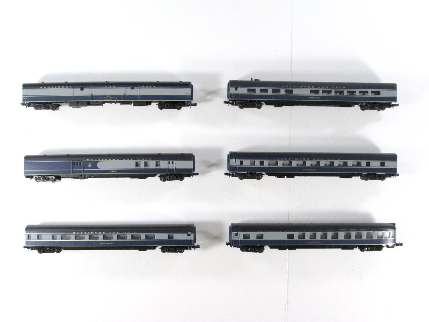 N Scale BALTIMORE & OHIO ***Capitol Limited*** Passenger 6-Car Set ----- Con-Cor