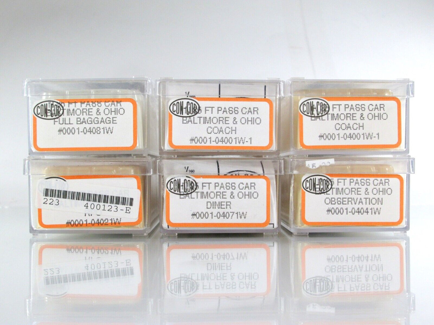 N Scale BALTIMORE & OHIO ***Capitol Limited*** Passenger 6-Car Set ----- Con-Cor