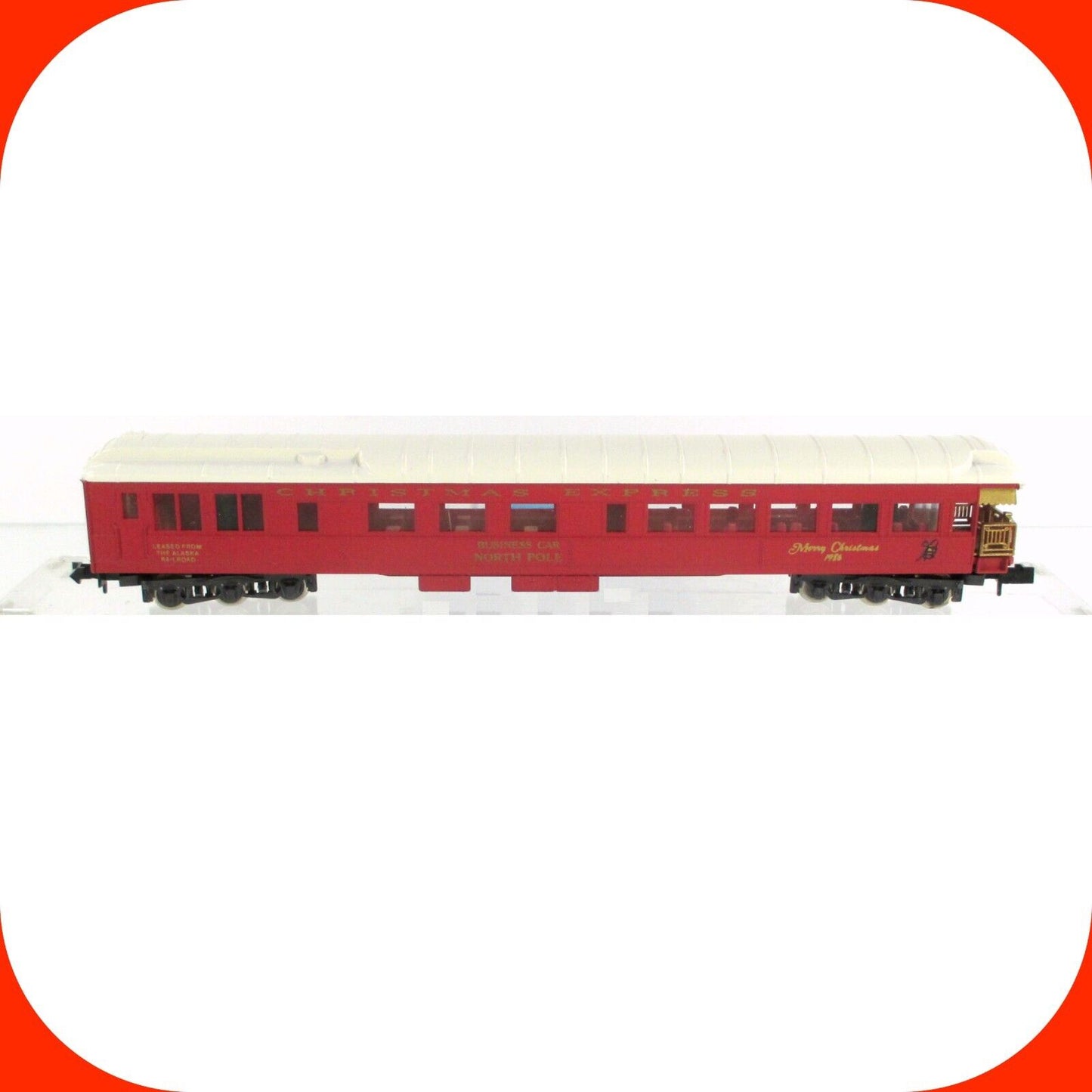 N Scale **CHRISTMAS EXPRESS** 1986 Santa's Office Business Car -- Con-Cor 008601