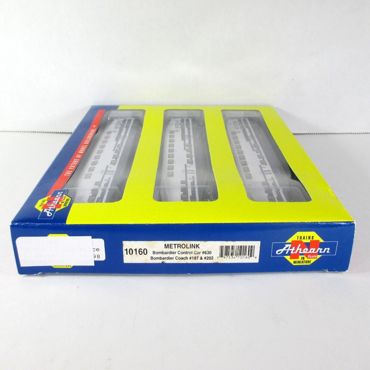 N Scale Bombardier METROLINK Bi-Level Passenger 3-Car Set - Athearn 10160 **NEW*