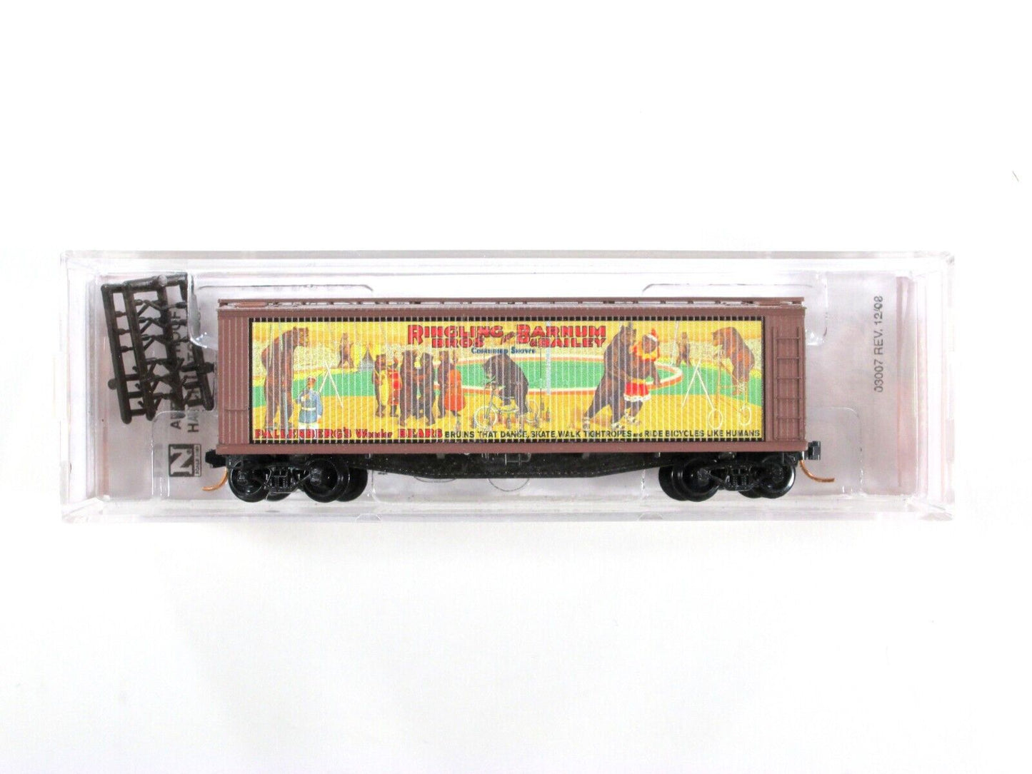 N Scale ***RINGLING CIRCUS*** Billboard Car #5 Box Car --- Micro Trains 04700405
