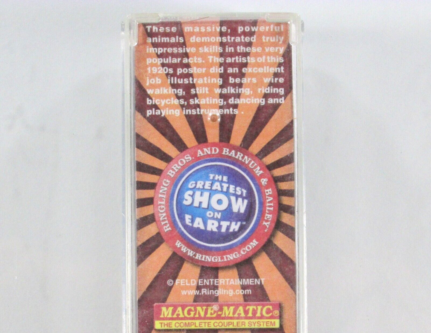 N Scale ***RINGLING CIRCUS*** Billboard Car #5 Box Car --- Micro Trains 04700405