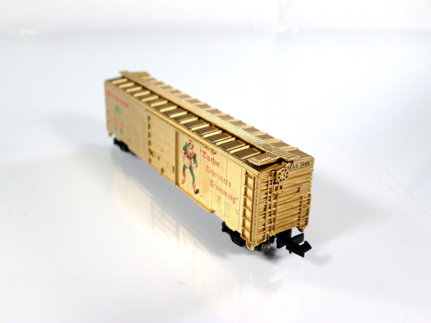 N Scale 12 Days Christmas **TWELVE DRUMMERS DRUMMING** Box Car -- Con-Cor 02009N