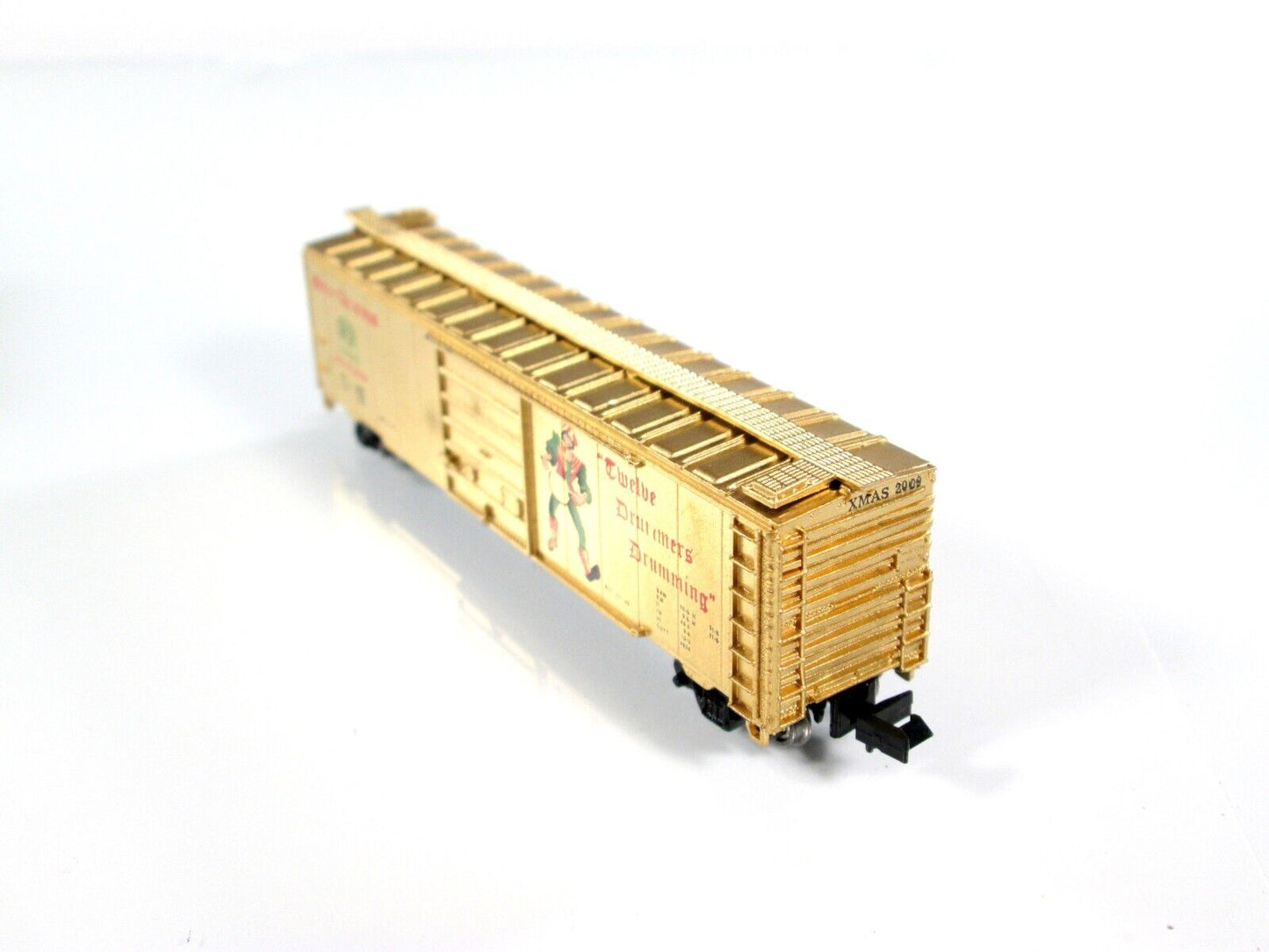 N Scale 12 Days Christmas **TWELVE DRUMMERS DRUMMING** Box Car -- Con-Cor 02009N