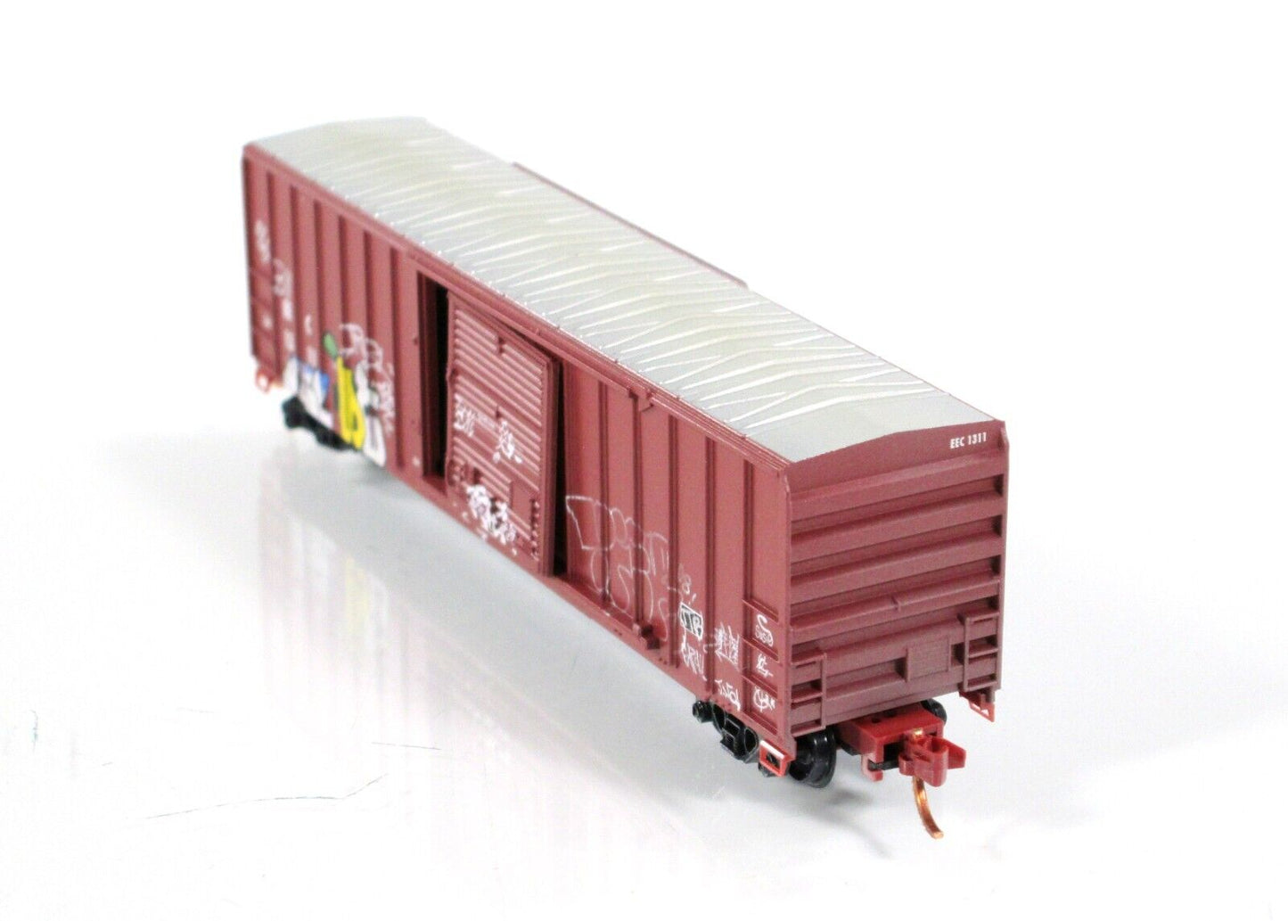 N Scale **EAST ERIE COMMERCIAL*** Graffiti Box Car #1311 - Micro Trains 02544006