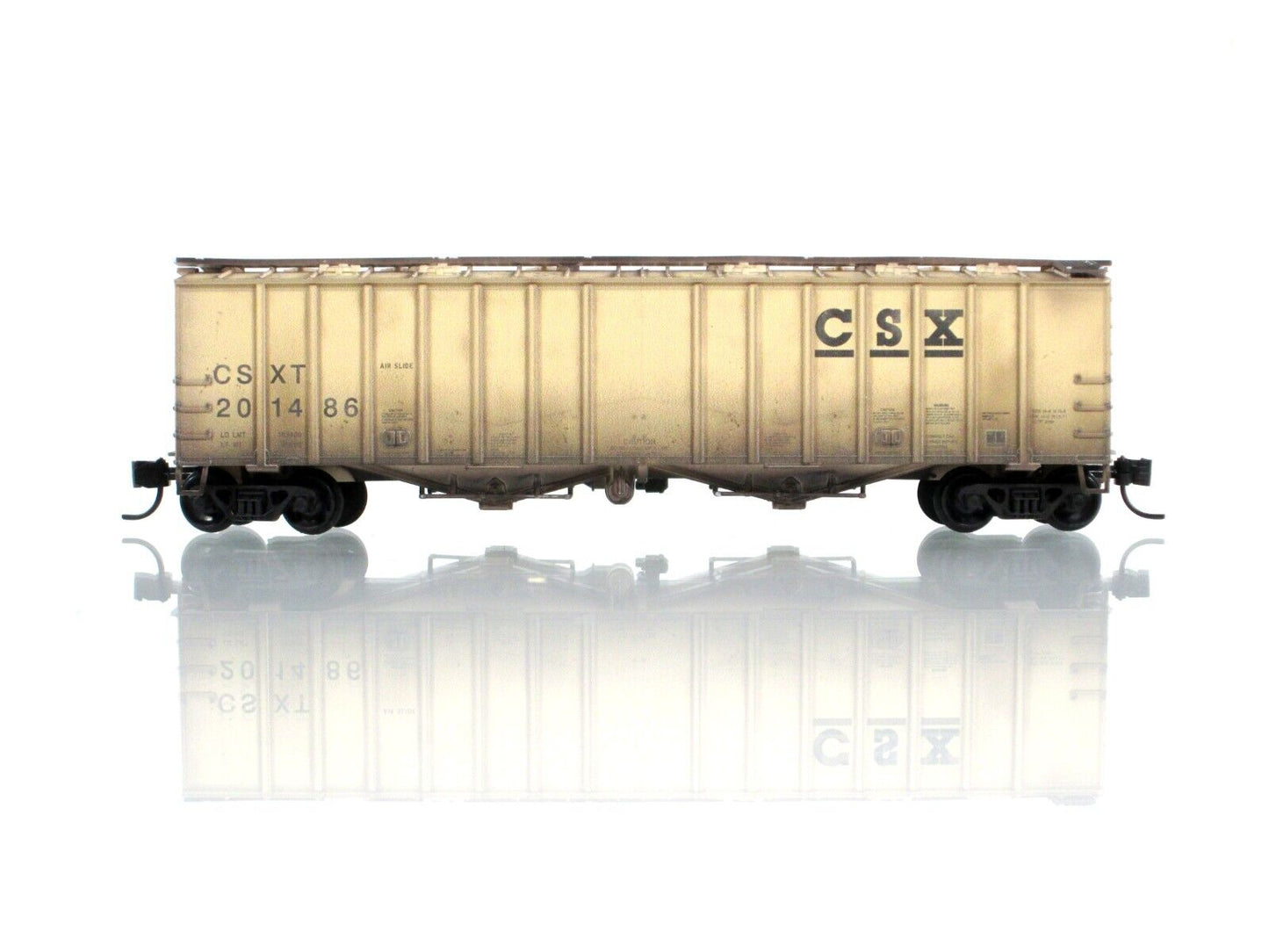 N Scale **CSX** Weathered Airslide Hopper - CSXT 201486 - Micro Trains 09844033