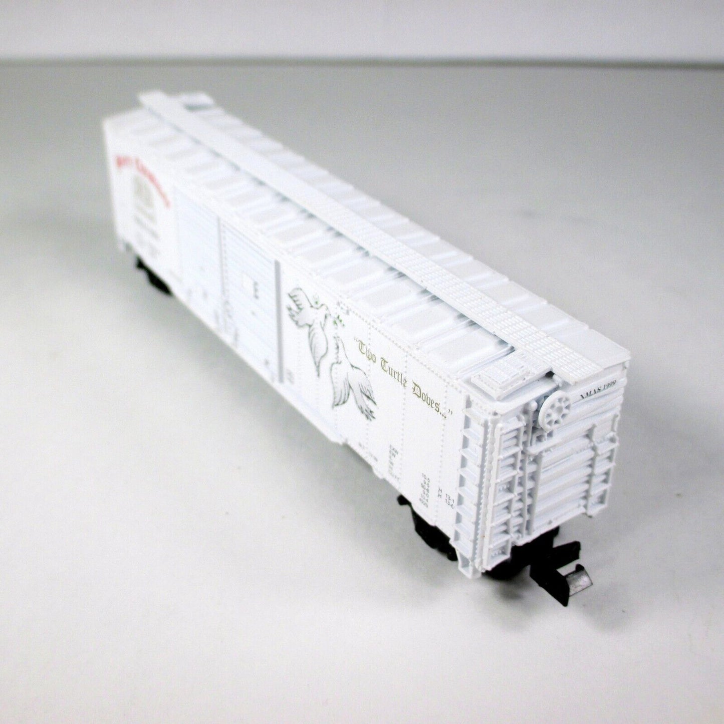N Scale **TWO TURTLE DOVES** 12 Days of Christmas 50' Box Car  -  Con-Cor 00099N