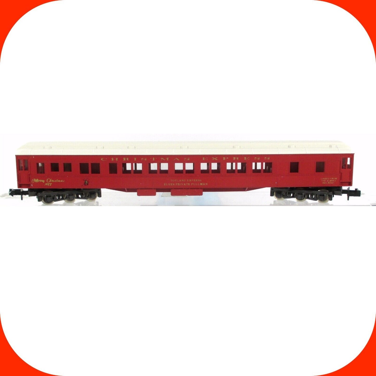 N Scale **CHRISTMAS 1988** Toyland Express Elves Pullman Sleeper, Con-Cor 008708