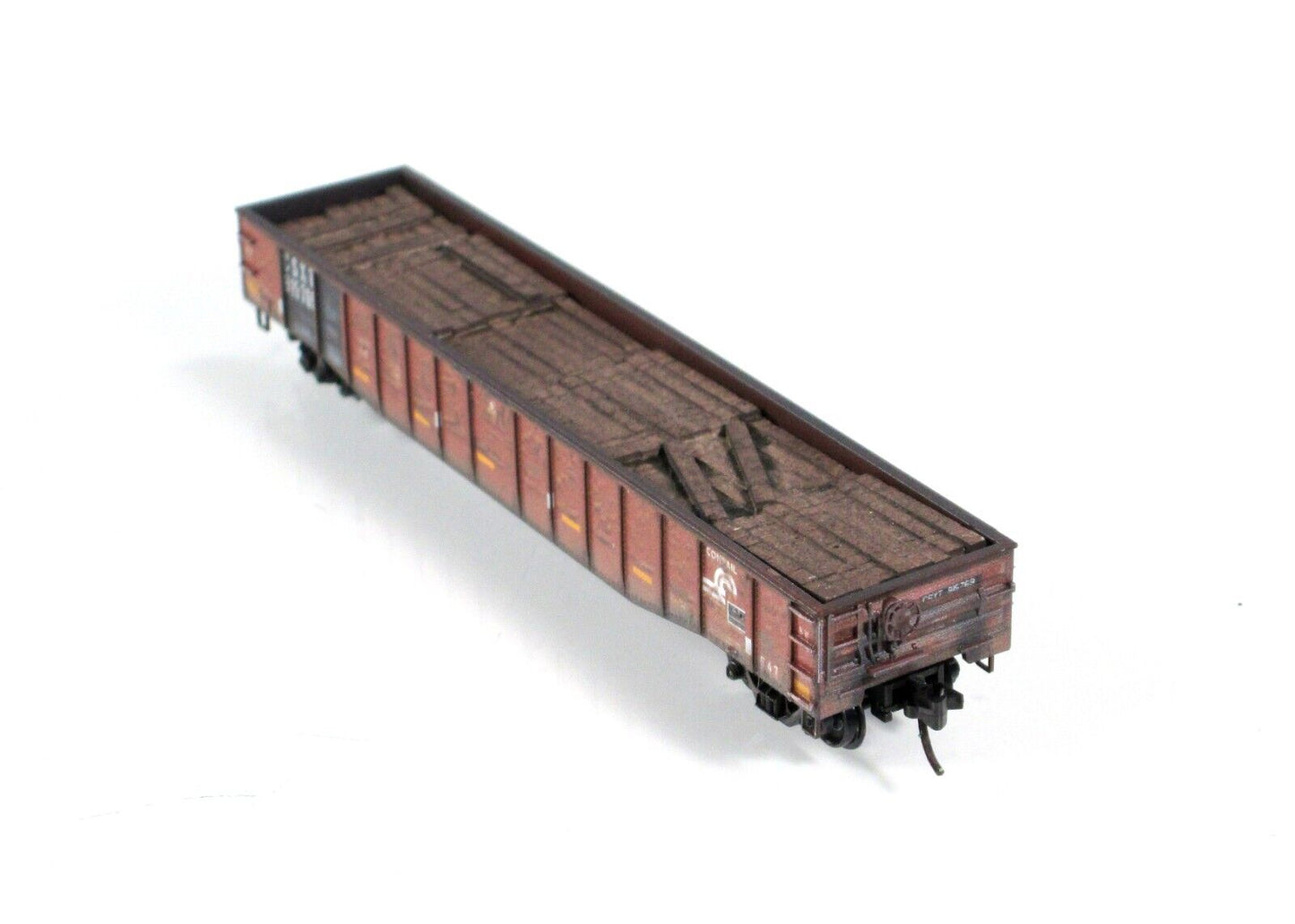 N Scale ***CONRAIL*** Weathered 50' Gondola, CSXT 915769 - Micro Trains 10544597