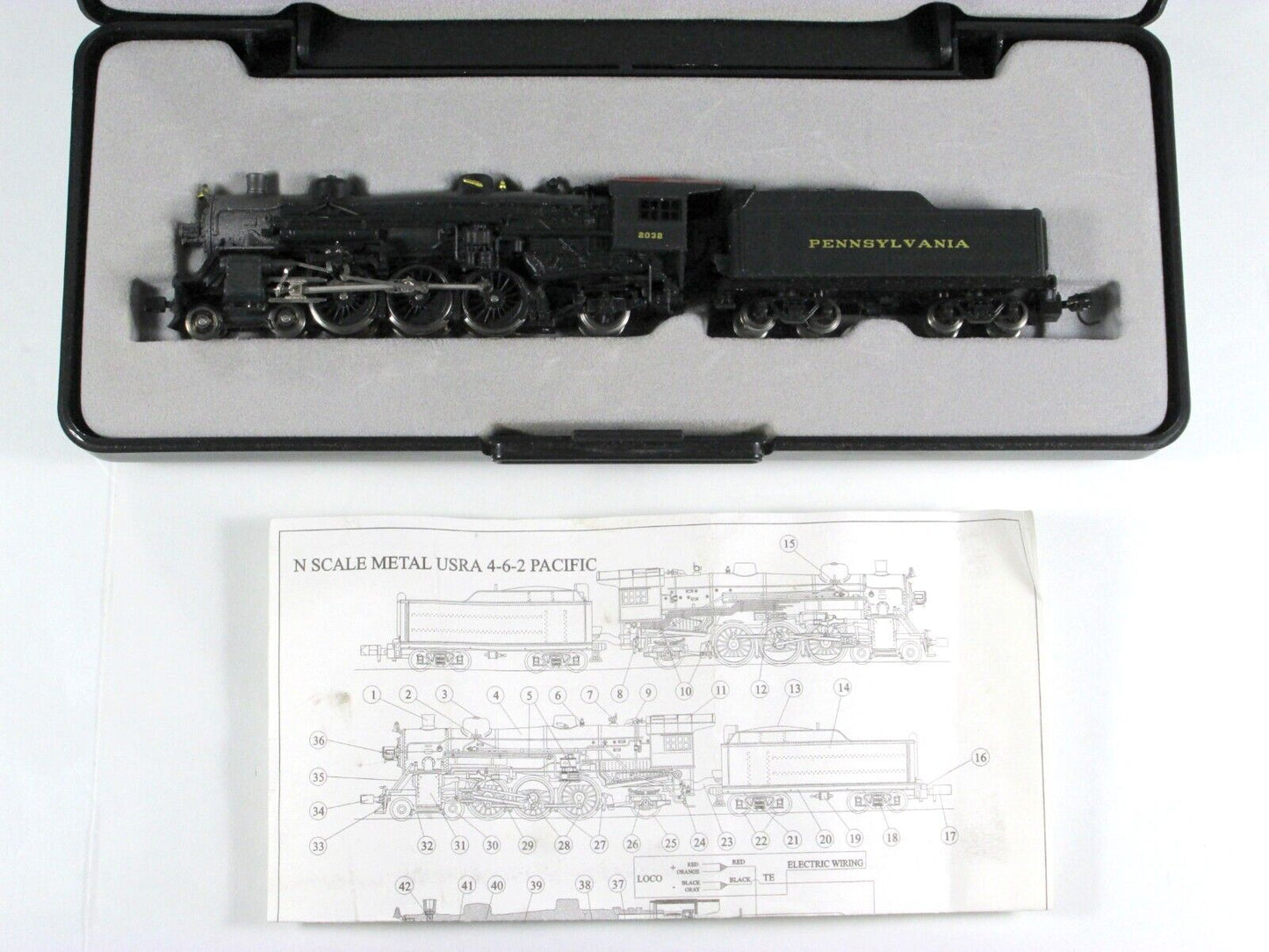 N Scale **PENNSYLVANIA** USRA 4-6-2 Locomotive #2032 -- Model Power *Metal* 7401
