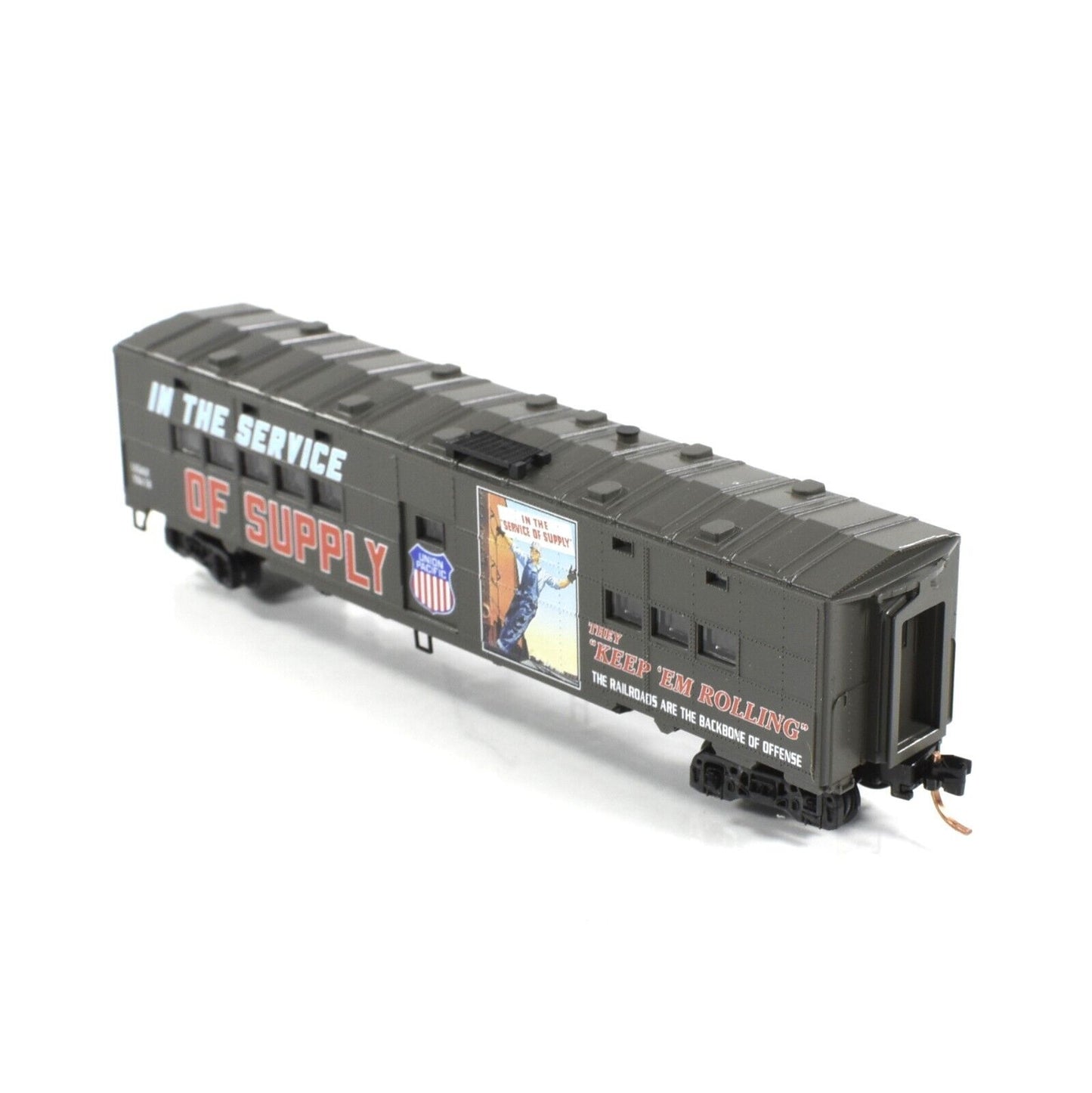 N Scale WWII Troop Kitchen *SERVICE of SUPPLY* Art #19418 -Micro Trains 11800180