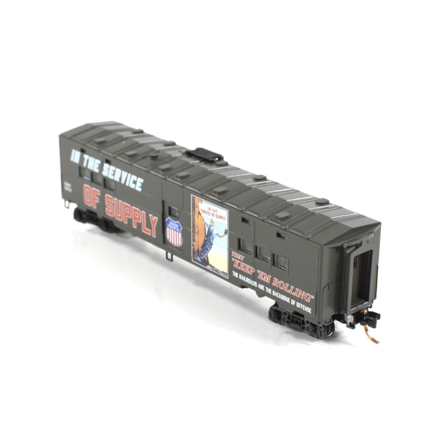N Scale WWII Troop Kitchen *SERVICE of SUPPLY* Art #19418 -Micro Trains 11800180