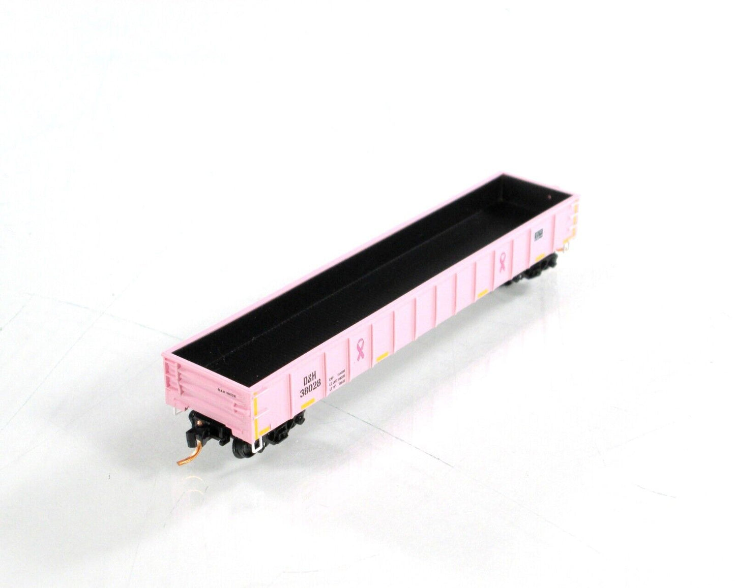 N Scale ***BREAST CANCER AWARENESS*** D&H Gondola - Micro Trains 10500740 *RARE*