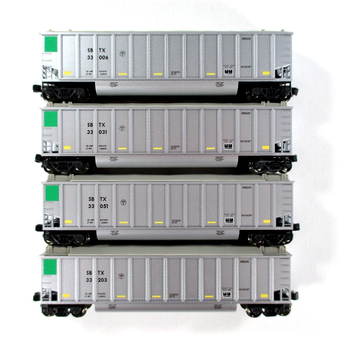 N Scale ***BETHGON PROTEIN GONDOLA*** ***SBTX*** 8-Car Set #1 ---- Kato 106-4652