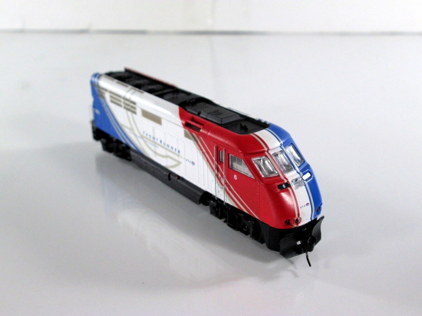 N Scale ***UTAH FRONT RUNNER*** F59PHI Locomotive #6 -- Athearn 15265, DCC Ready
