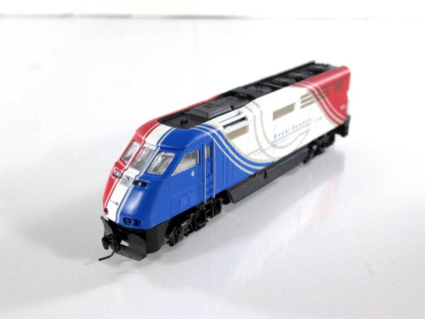 N Scale ***UTAH FRONT RUNNER*** F59PHI Locomotive #6 -- Athearn 15265, DCC Ready