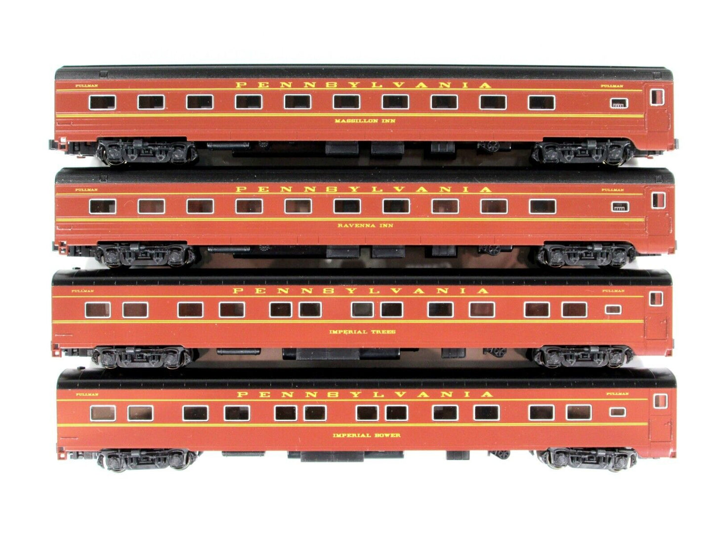 N Scale ***PENNSYLVANIA*** Broadway Limited Passenger 4-Car Set -- Kato 106-7111