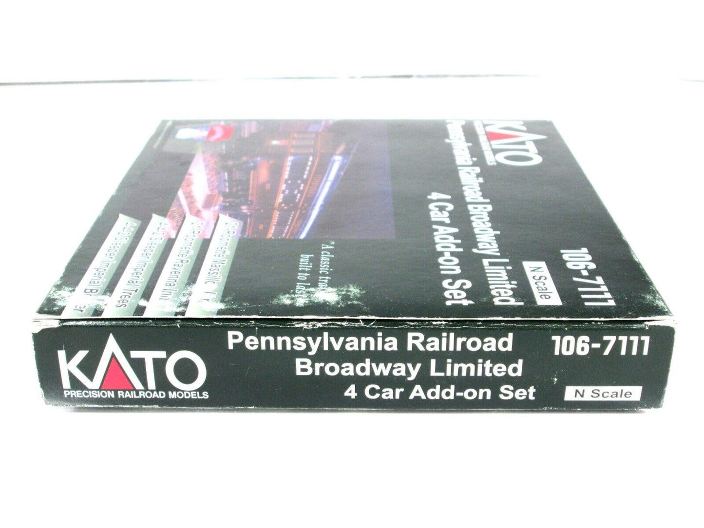 N Scale ***PENNSYLVANIA*** Broadway Limited Passenger 4-Car Set -- Kato 106-7111