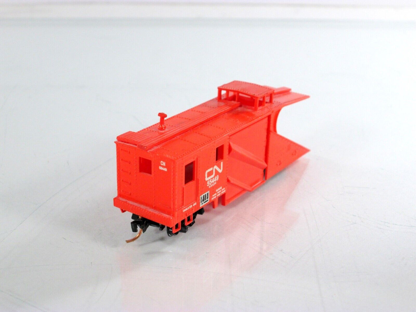 N Scale ***CANADIAN NATIONAL** Snow Plow #55449 - Walthers 932-8510, MTL Coupler