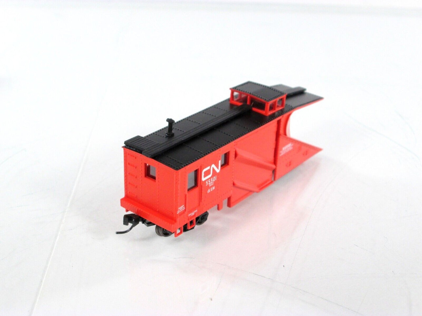 N Scale ***CANADIAN NATIONAL*** MoW Russell Snow Plow, CN 55501  -Atlas 50004532