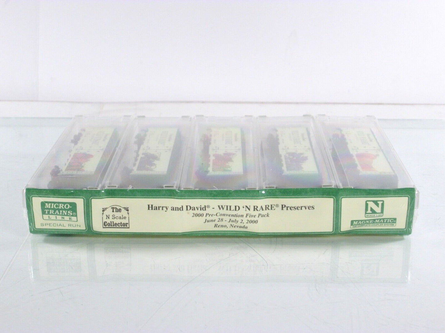 N Scale *HARRY & DAVID* Wild n' Rare Preserves Reefer Set - Micro Trains Special