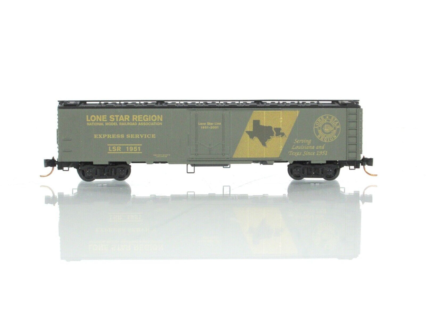 N Scale ***LONE STAR*** Express Box Car, LSR 1951 - Micro Trains Special ***RARE