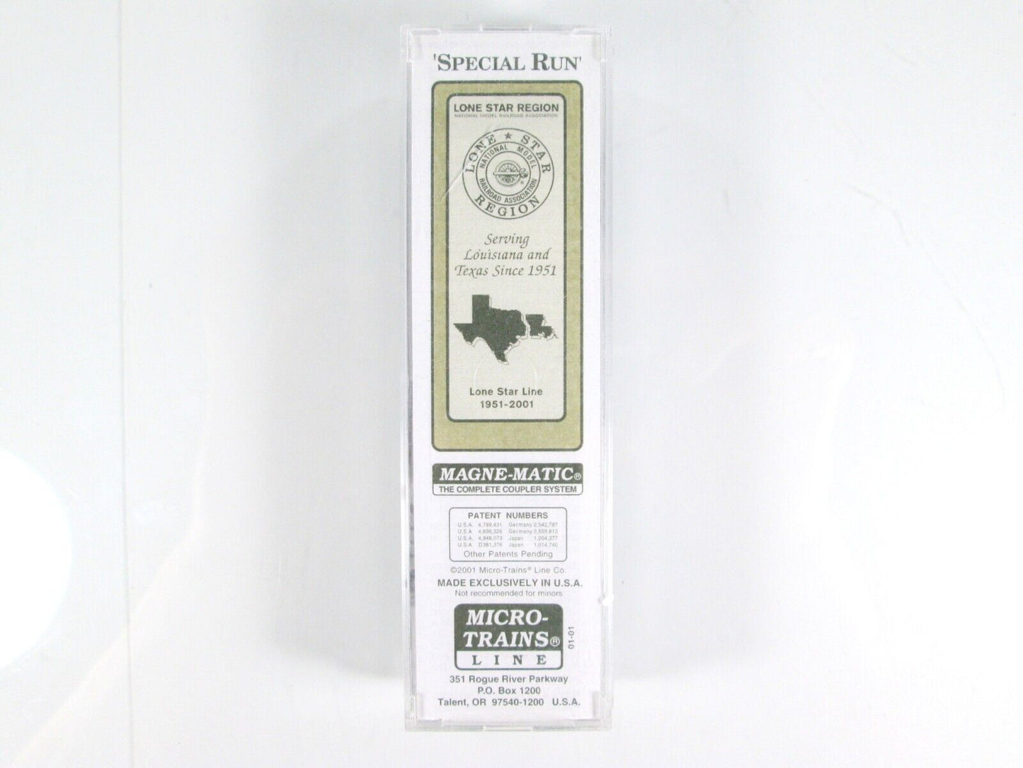 N Scale ***LONE STAR*** Express Box Car, LSR 1951 - Micro Trains Special ***RARE