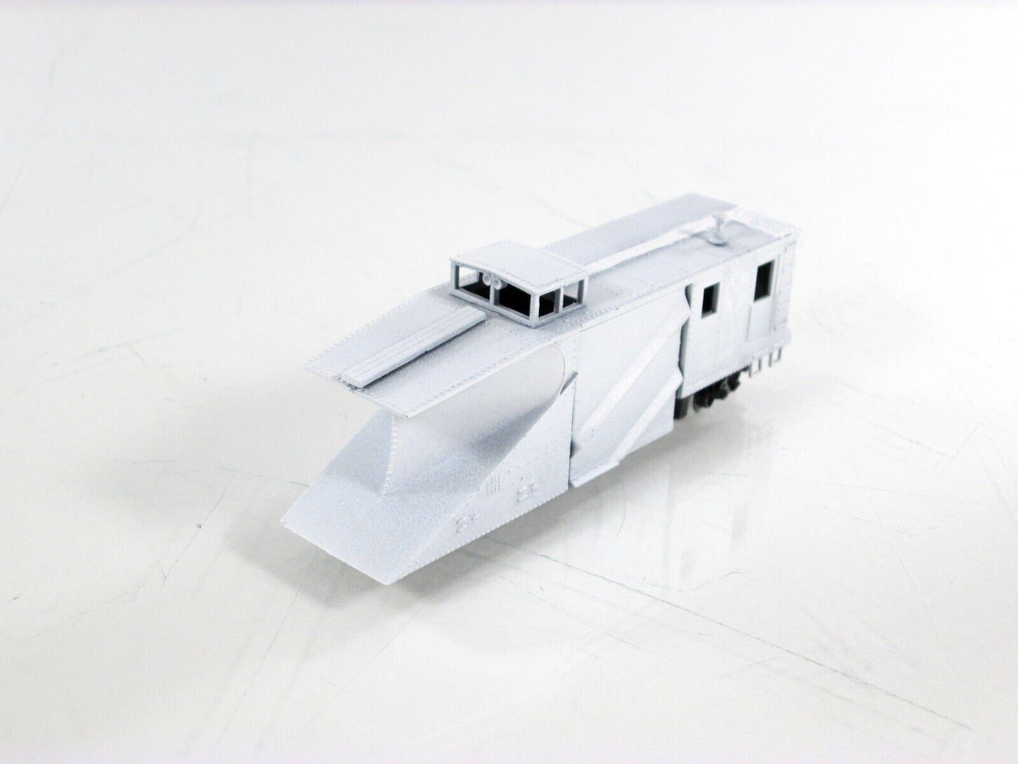N Scale ***RUSSELL SNOW PLOW*** Maintenance of Way Car - Walthers w/ MTL Coupler